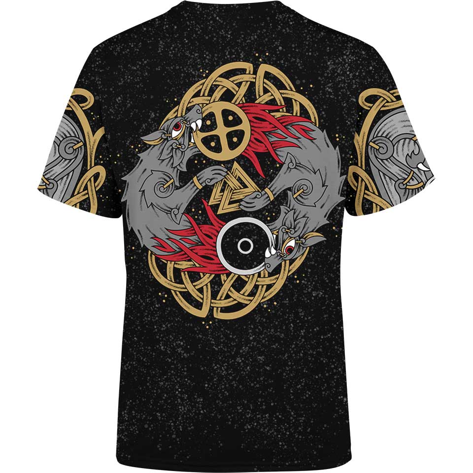 Skoll & Hati Shirt All Over Printed T-shirt