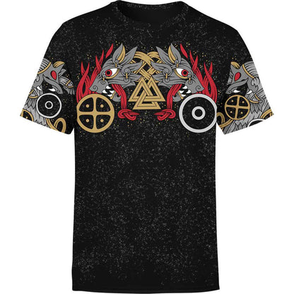 Skoll & Hati Shirt All Over Printed T-shirt
